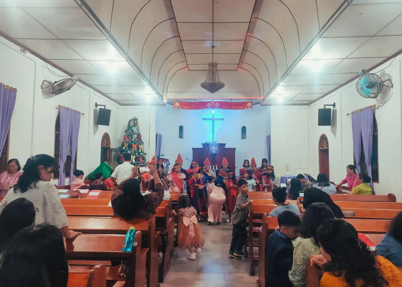 Celebrating children's Christmas celebrations at HKBP Satia Perumnas ...